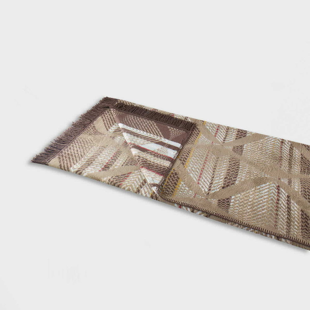 Плед 200x220 Arya home Umay кофейный