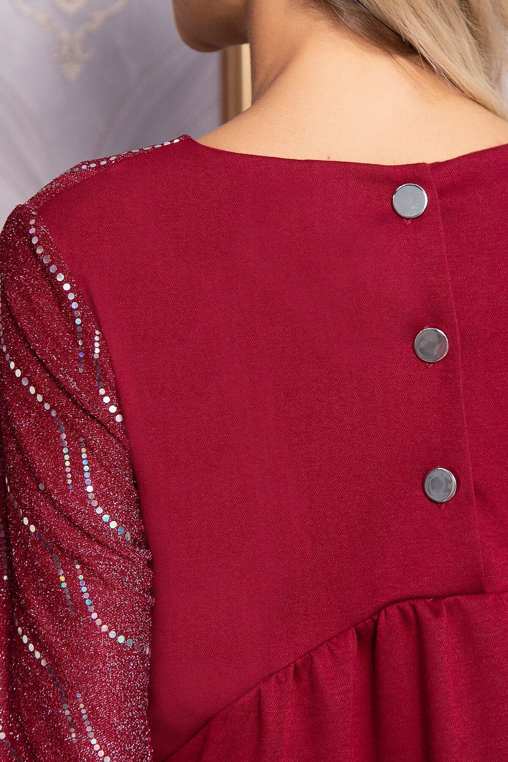 Платье Леди Элегант (темно-красное) П14827-10М LT Collection