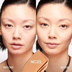 MAC Cosmetics Mini Studio Fix Fluid SPF 15 24HR Matte Foundation + Oil Control - Матирующий тональный крем SPF 15 оттенок NC25, 15 ml