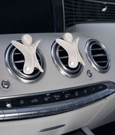 МИЛАН белый, дизайнерский ароматизатор для автомобиля Milano Vinner, Vinove