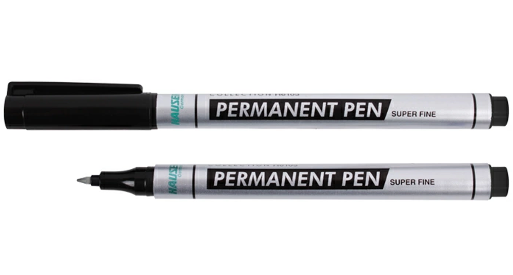 Маркер-перманент для CD 0,6 мм. чёрный (Darvish)