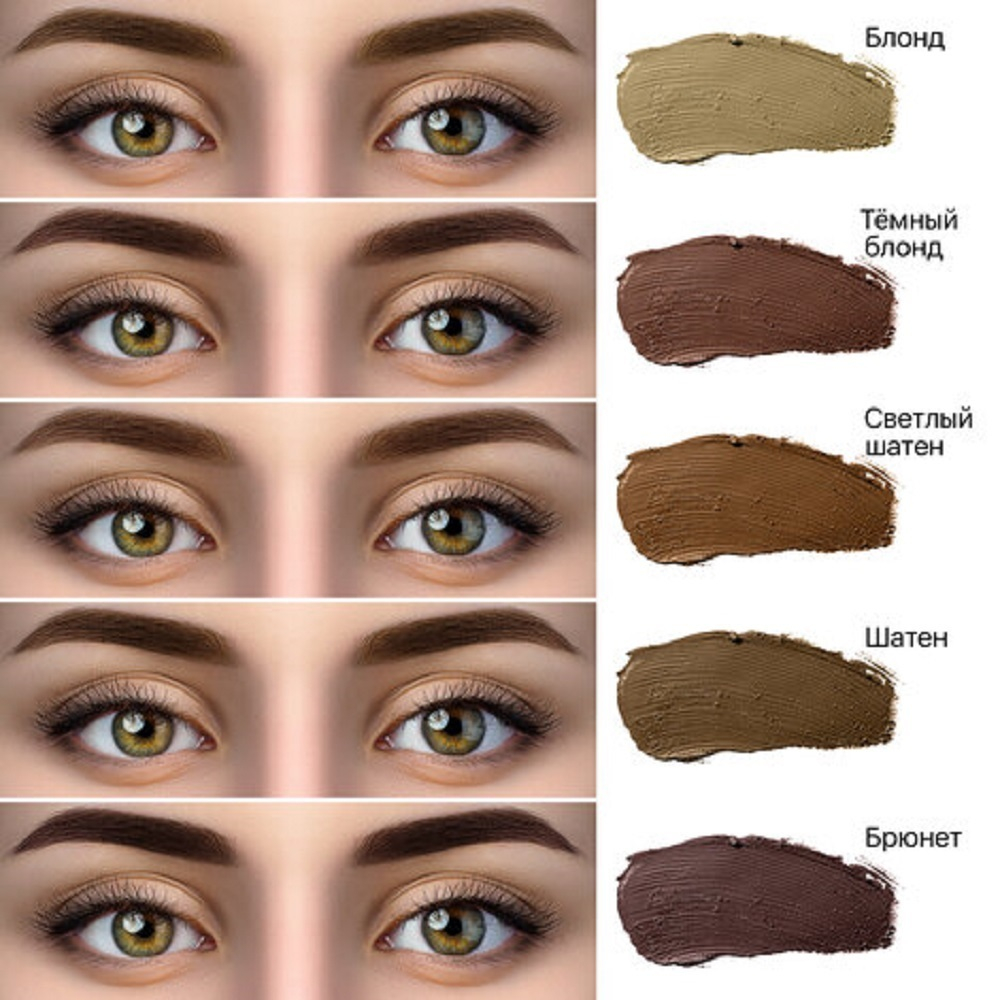 Мини сет Contur Professional для бровей, 5мл.