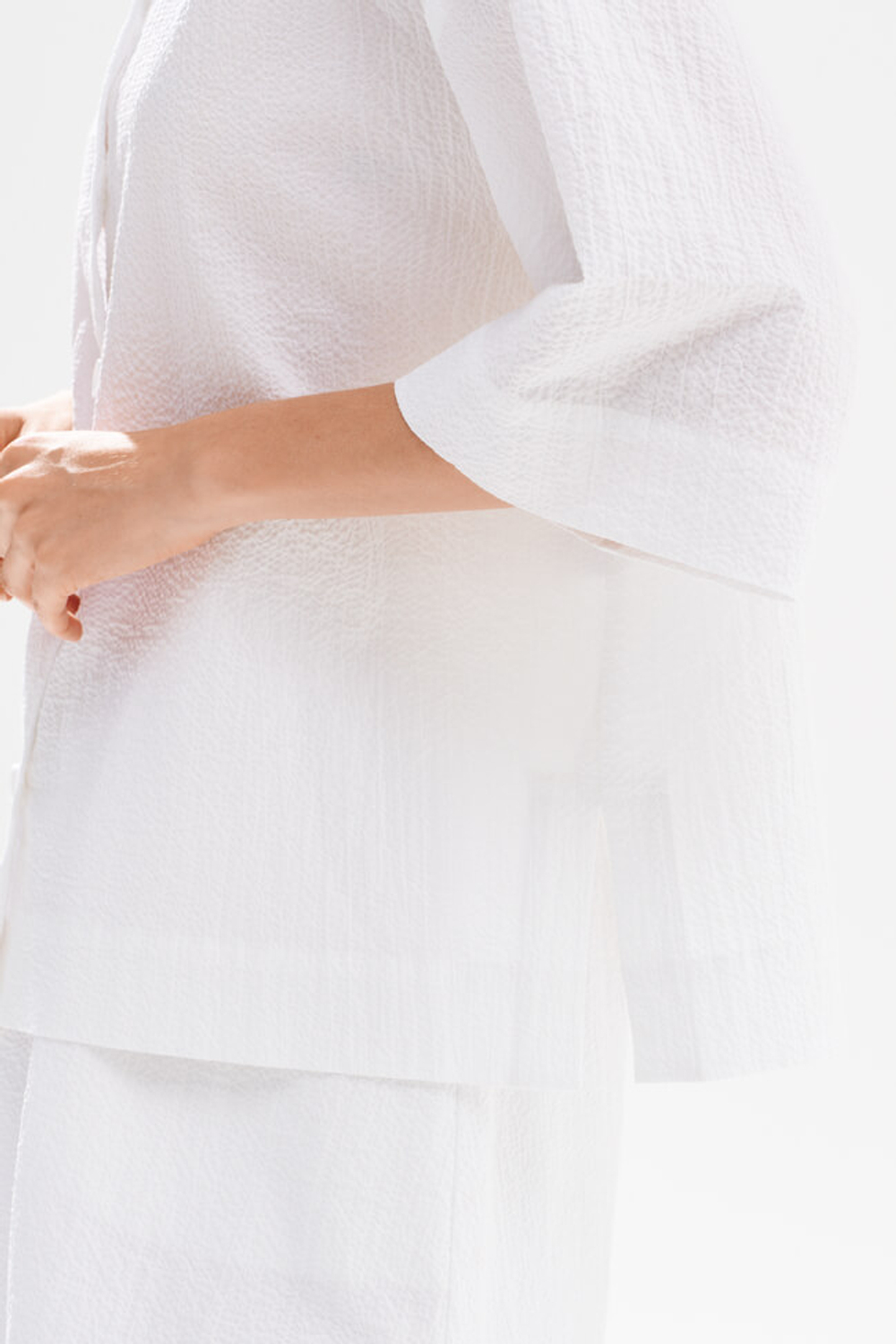 23515 Блузка женская (белый)