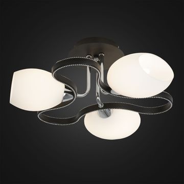 Люстра потолочная 3*Е14 CL131132 черный/хром Октава Citilux