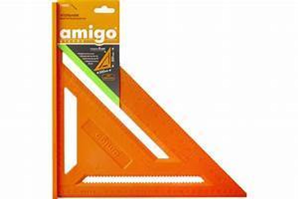 Уголок столярный 300мм разметочный Amigo Grand 74605