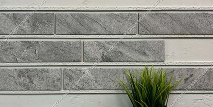 Ceramika Paradyz - Mattone Pietra Grafit - Плитка клинкерная фасадная 245x65