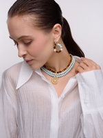 Серьги "Tiger circle" Gold