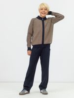 Кардиган для мальчика на молнии AT725 синий-сахара