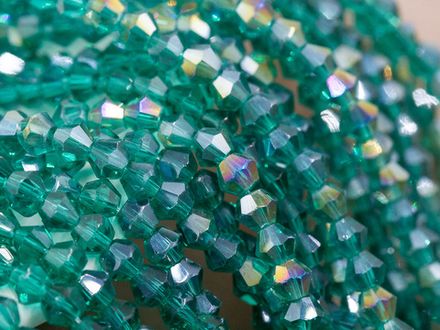 Нить бусин для украшений 3мм (ювелирное стекло)