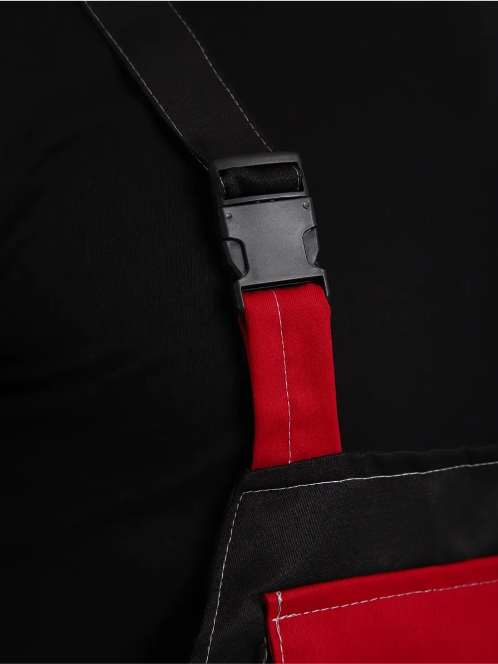 Комбинезон рабочий летний Великан до 86 размера черный