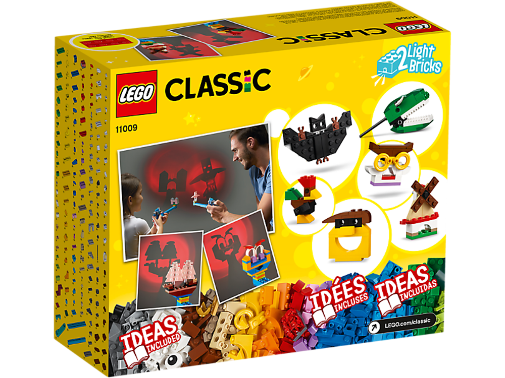 LEGO Classic: Кубики и освещение 11009 — Bricks and Lights — Лего Классик