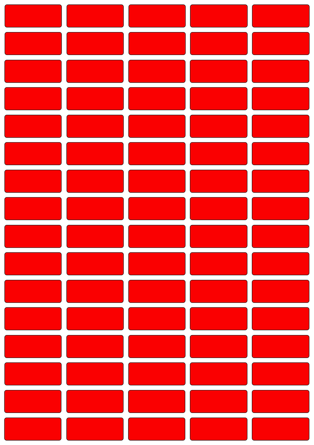 Виниловые наклейки для маркировки Policomprint М8, 25х10 мм. 80 шт.