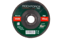 Диск лепестковый торцевой 125х22мм P80 ROCKFORCE RF-FD580M
