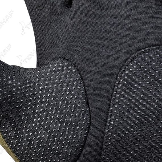 Перчатки Helios рыбацкие неопрен. Хаки р. M