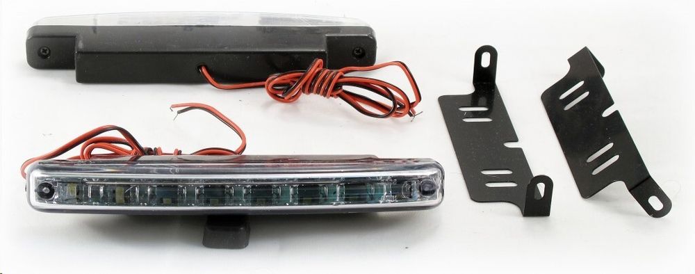 Дневные ходовые огни 12V 8 SMD пласт. корпус (к-т 2шт) (Вымпел)