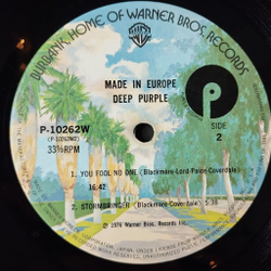 Винтажная виниловая пластинка LP Deep Purple Made In Europe (Japan 1976) (No Obi) Lady Double Dealer