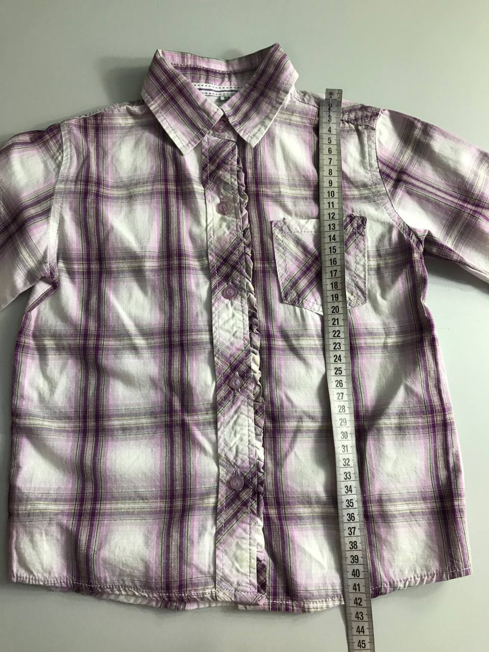 Рубашка повседневная из хлопка на рост 98 см, 3 года