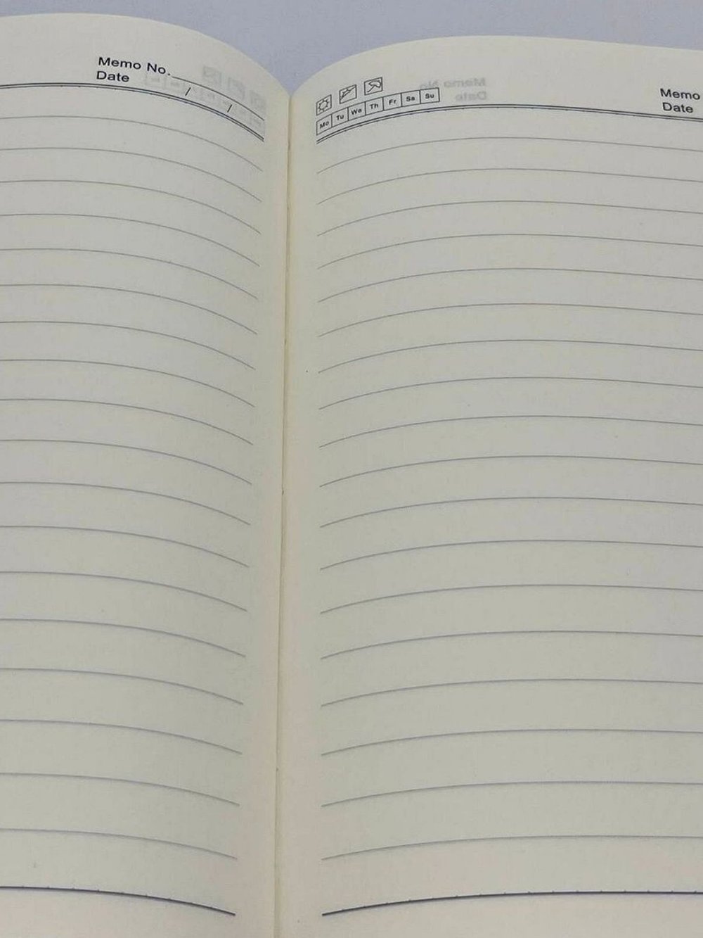 Блокнот А5 в линейку 170 л серо-голубой (8412-2)