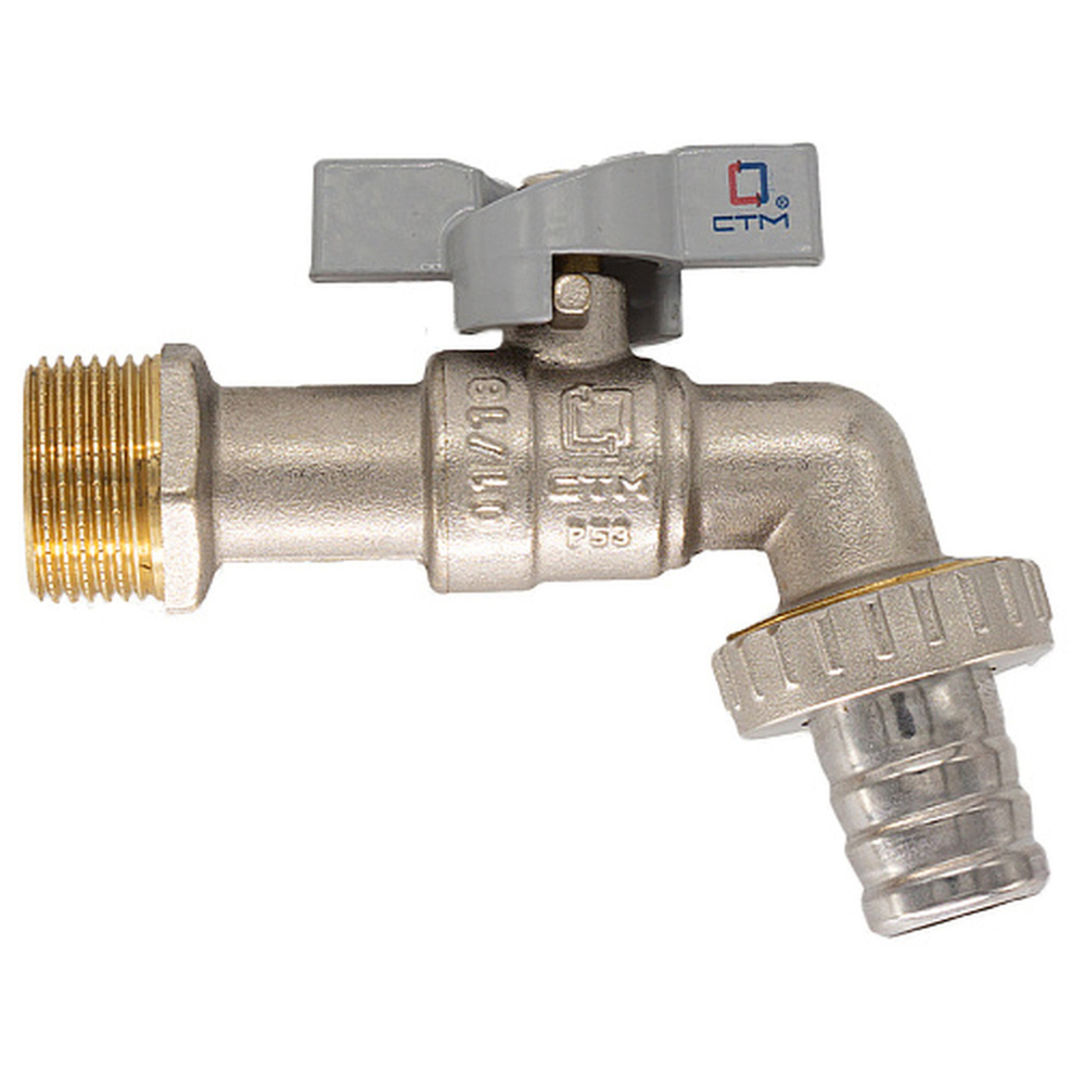 Кран шар. 1/2" водоразборный бабочка CTM СТАНДАРТ CWBB0012