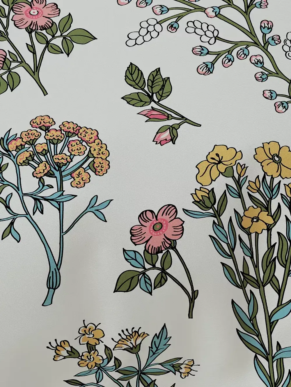 Наволочка комплект 2шт перкаль Сказка "Ботаника" 45х45 см на молнии