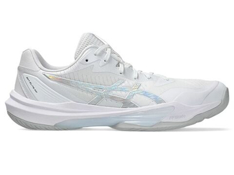 Женские кроссовки для бадминтона/сквоша Asics Sky Elite FF 3 - white/pure silver