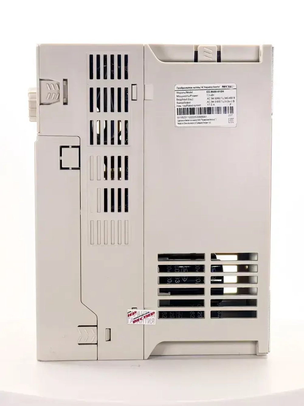 Веспер E5-8600-010H 7,5кВт 380В, преобразователь частоты со съемным пультом