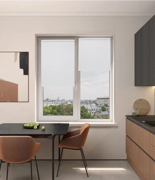 Рулонные шторы Мона Белый