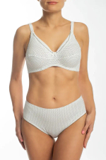 1123/C бюстгальтер "Белый в крапинку"