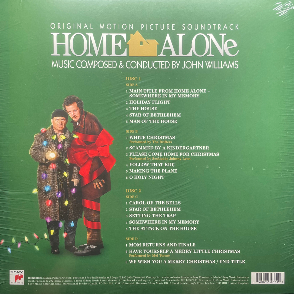 Home Alone - Original Motion Picture Soundtrack 2LP (Европа 2024г.) Red/Gold