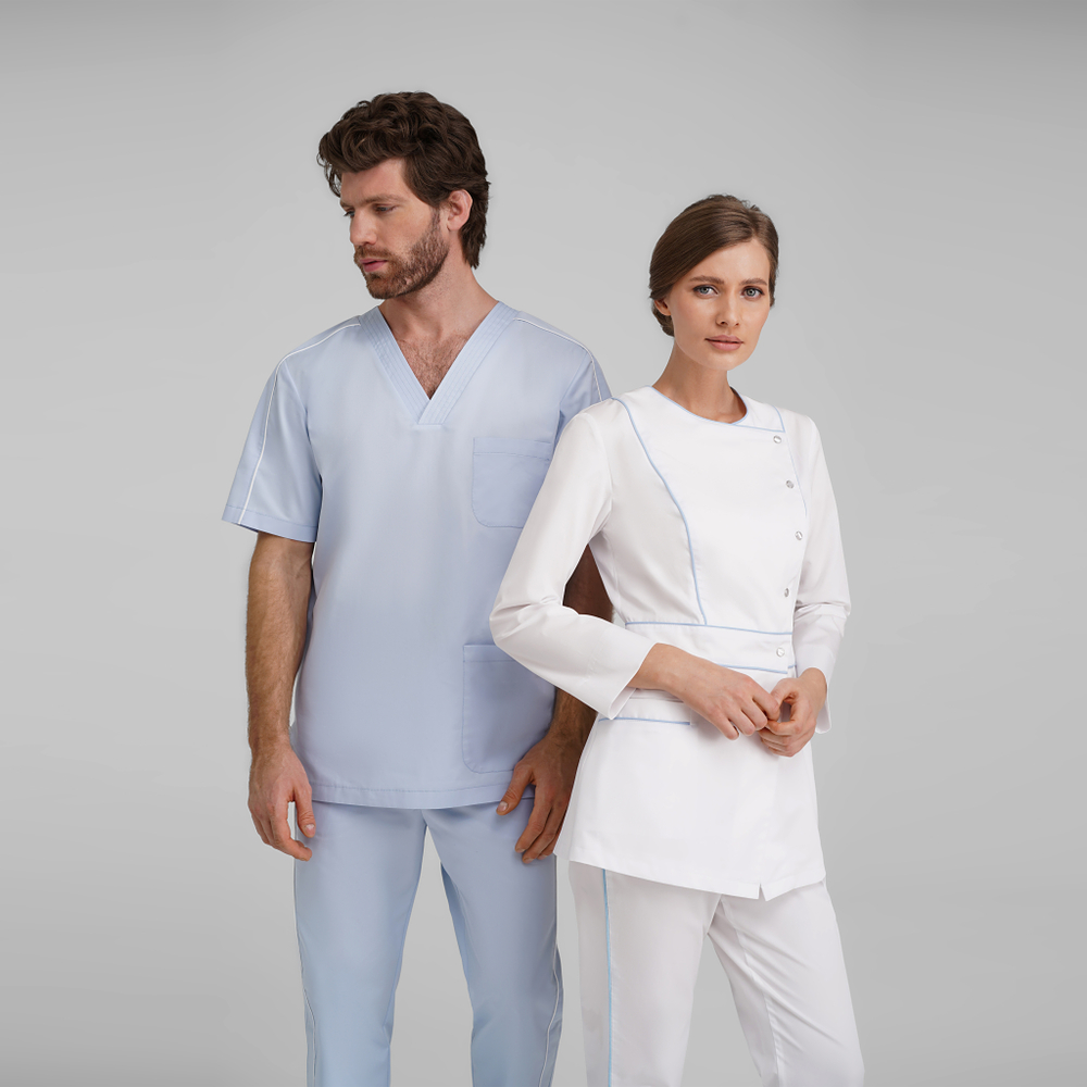 Медицинская мужская рубашка «Арум» new