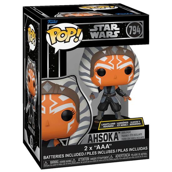 Фигурка Funko POP! Bobble Star Wars Ahsoka (Lights & Sounds) (794) 86453 / Фигурка Фанко ПОП! по мотивам вселенной "Звездные войны", Асока Тано