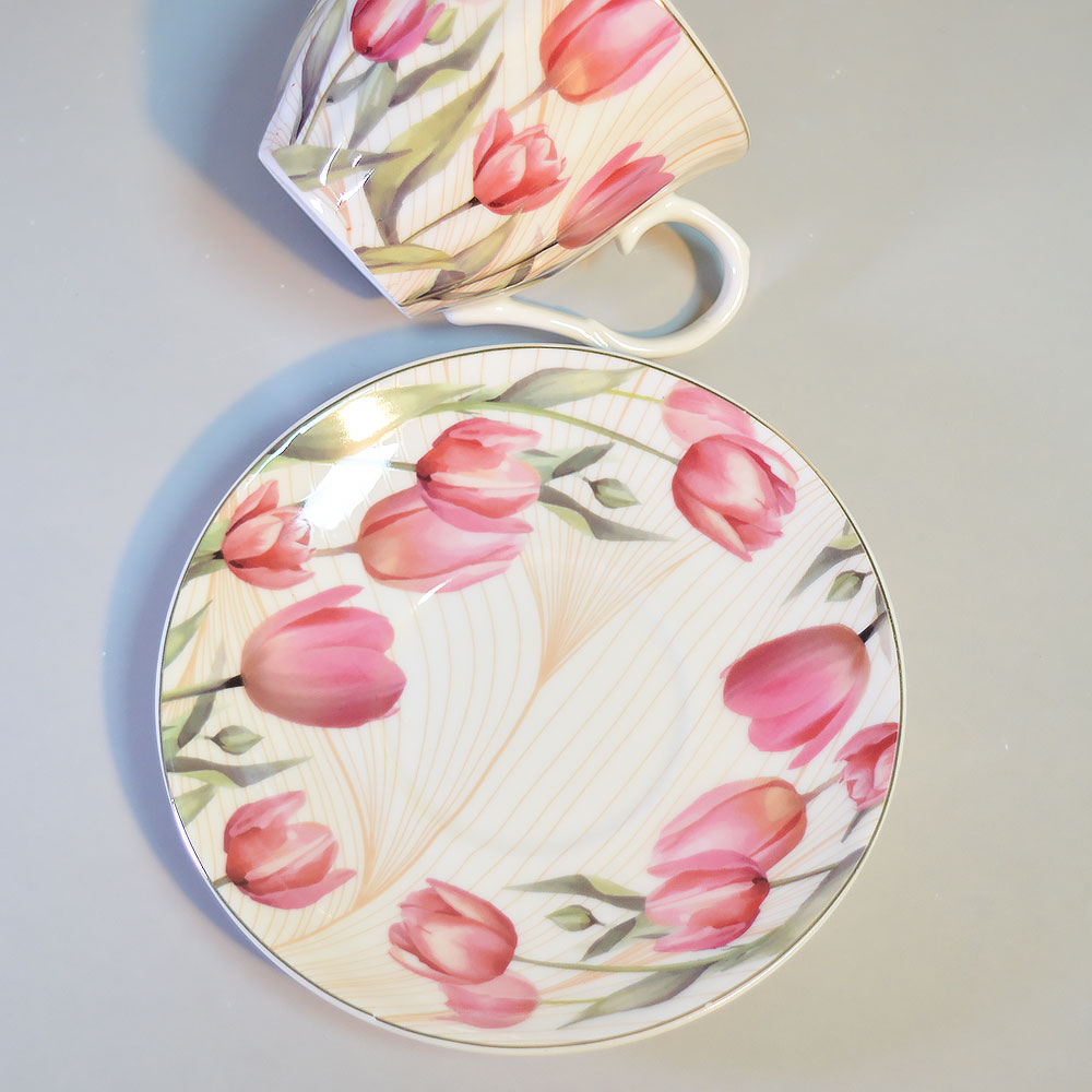 Чайный набор 12 предметов 220мл на подставке (00111858)