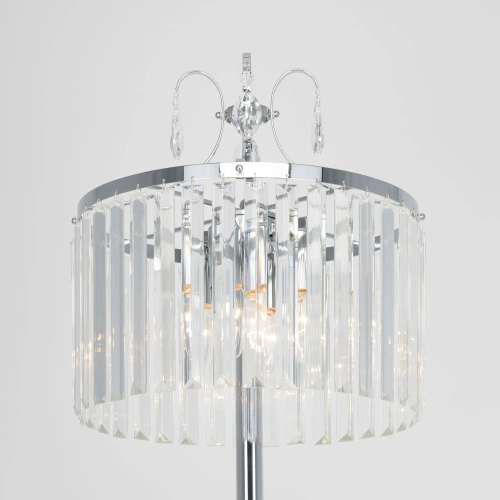 Citilux Инга CL335941 Торшер хрустальный Хром