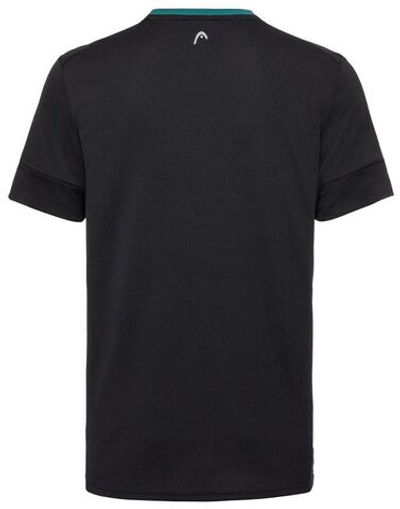 Футболка для мальчика теннисная Head Medley T-Shirt - tangerine/forest green