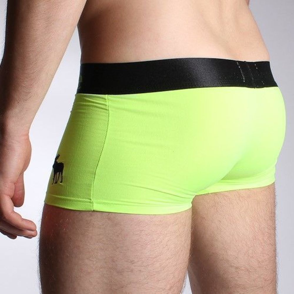 Мужские трусы боксеры салатовые Abercrombie&amp;Fitch Light Green Boxer