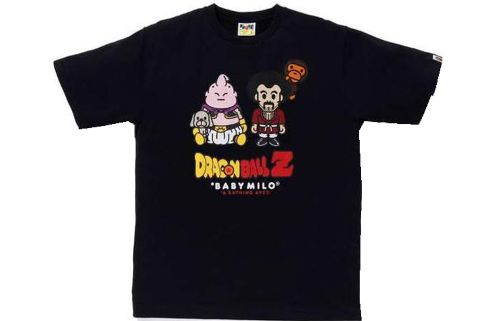 A Bathing Ape X Dragon Ball Z Majin Buu Mr Satan Baby Milo Tee черный