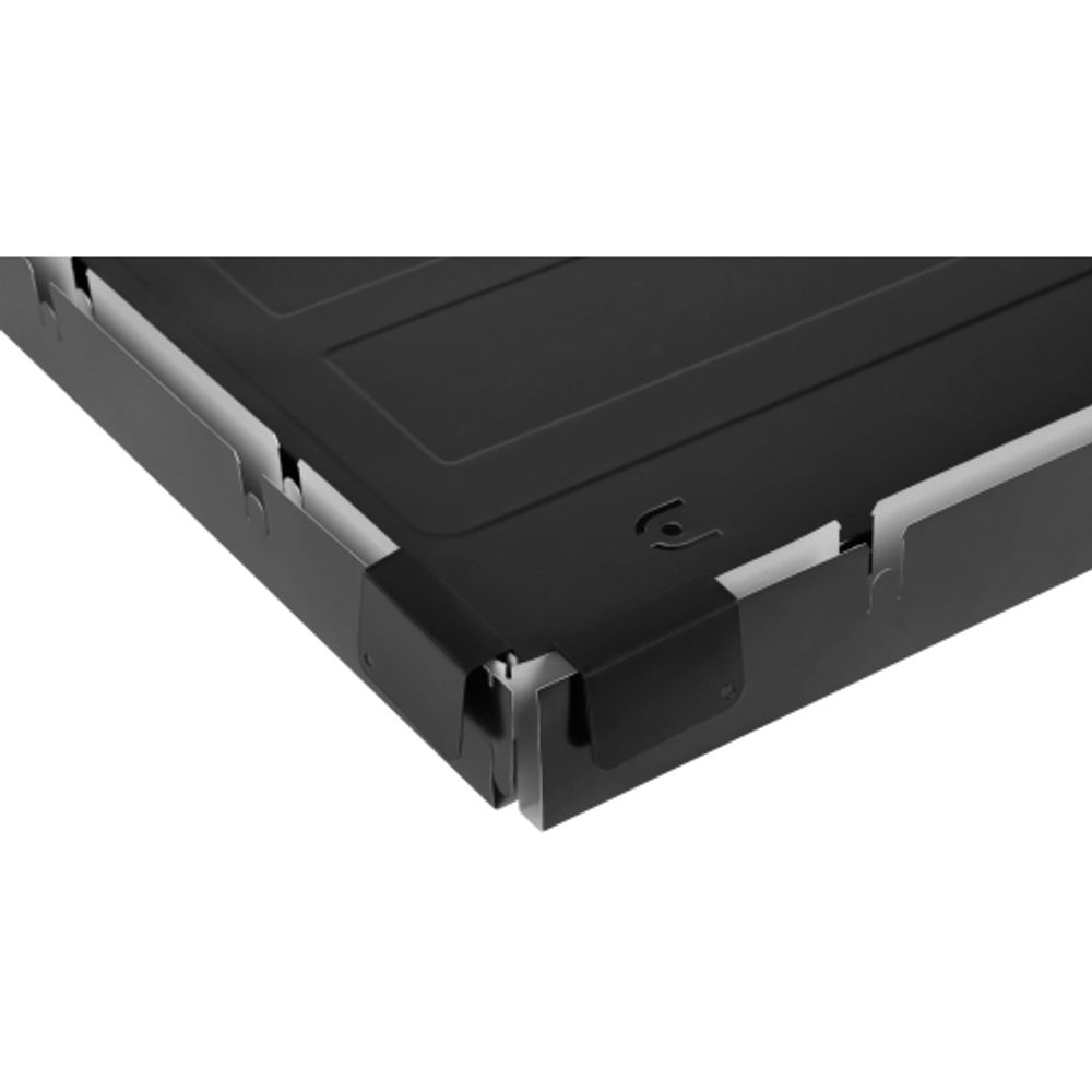 Светодиодная панель ЭРА Грильято SPL-540-B-40K-040 40Вт 4000К 588x588x8 черная с драйвером с ушками ультратонкая | Панели с внешним драйвером