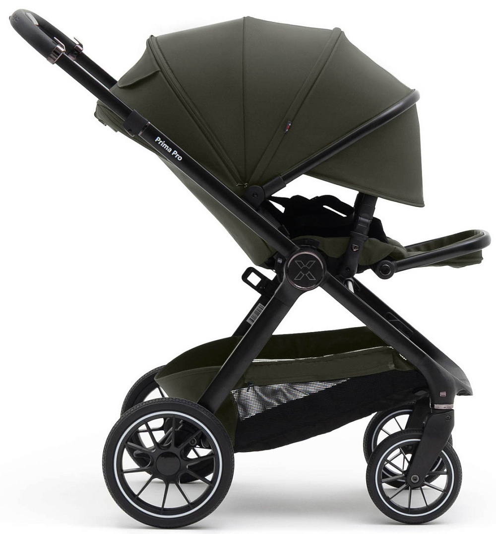 Коляска Agex Prima Pro 3 в 1 с автокреслом i-Safe S Grey APF664 Green (Зеленый)