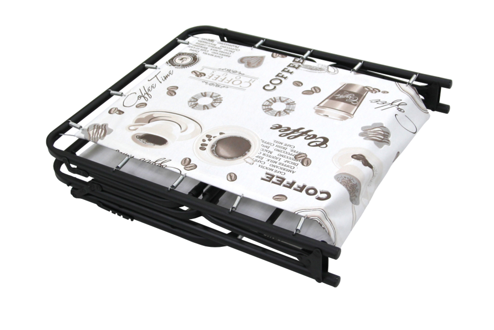 Кровать раскладная Арина (аналог Надин с407) арт.с1249 (цвет ткани бежевый рис.кофе