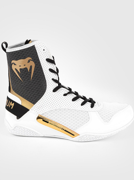Боксерки Venum Elite White/Black-Gold