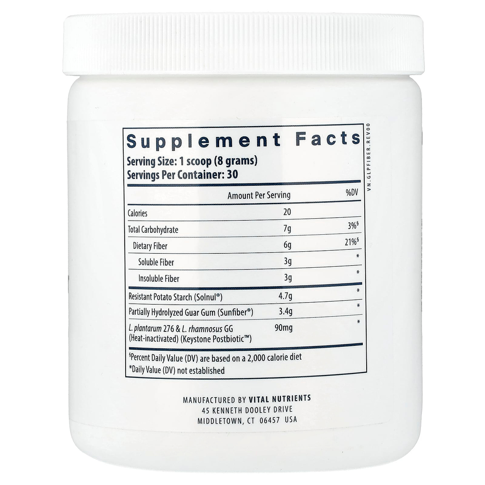 Vital Nutrients, GLP-1, клетчатка для ежедневной поддержки, 248 г (8,74 унции)