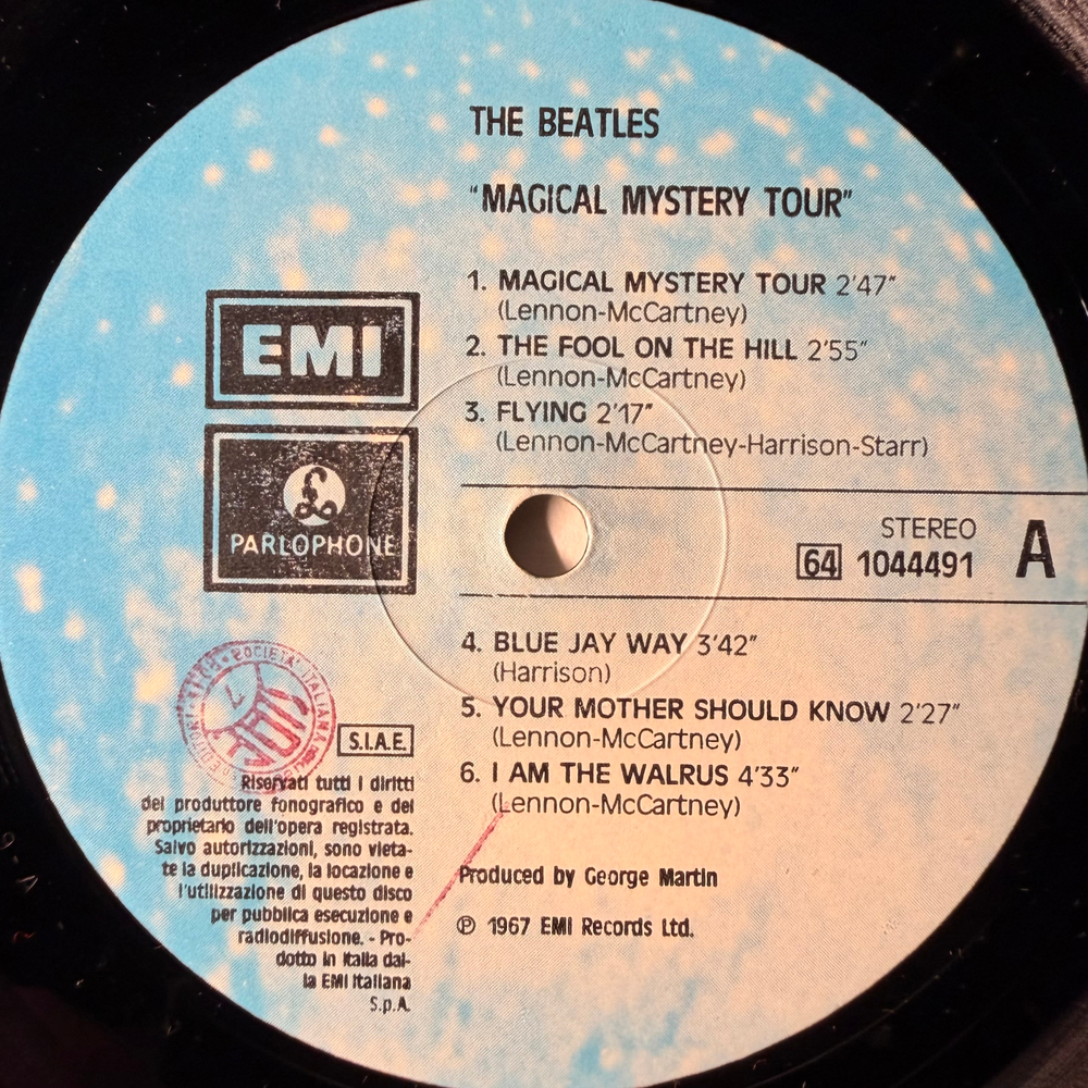 The Beatles ‎– Magical Mystery Tour (Италия 1977г.)
