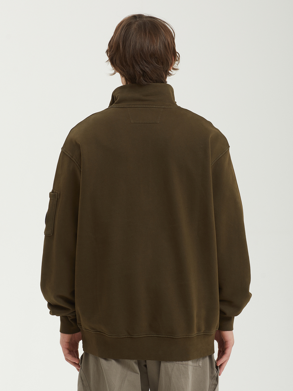 Мужская Толстовка In Brushed Emerized Diagonal Fleece