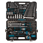 Набор инструментов, 1/4", 1/2", CrV, 120 зубьев, 115 предметов Gross