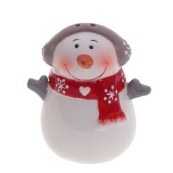 GAEM Набор: солонка и перечница "Снеговик меломан", L6,5 W5 H7,5 см