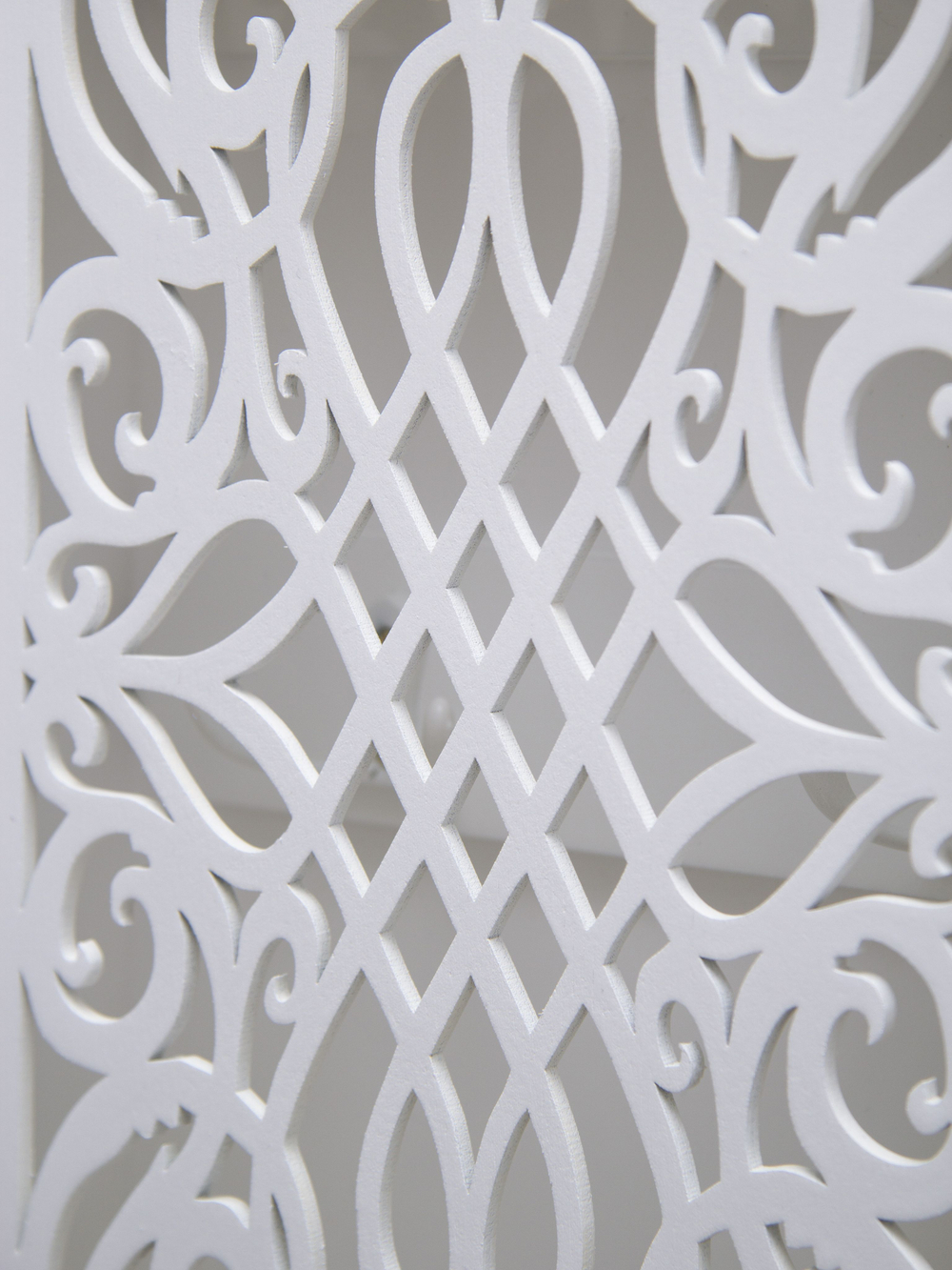 Ключница настенная "Прованс" 34*24*7см, из массива дерева с резной дверцей