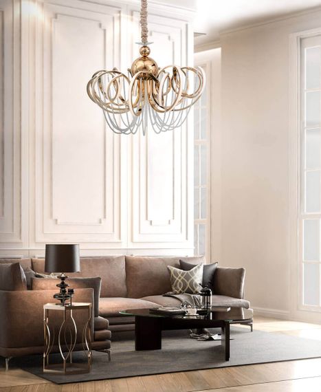 Подвесная светодиодная люстра ST Luce Travaso SL959.203.08