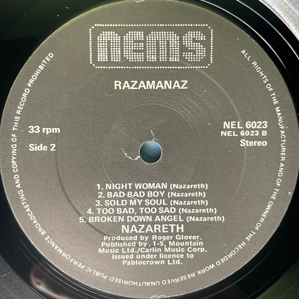 Nazareth – Razamanaz (Англия 1982г.)