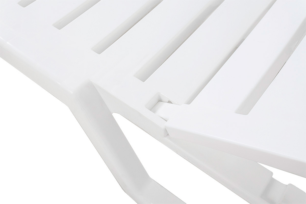 Шезлонг Tweet пластиковый белый