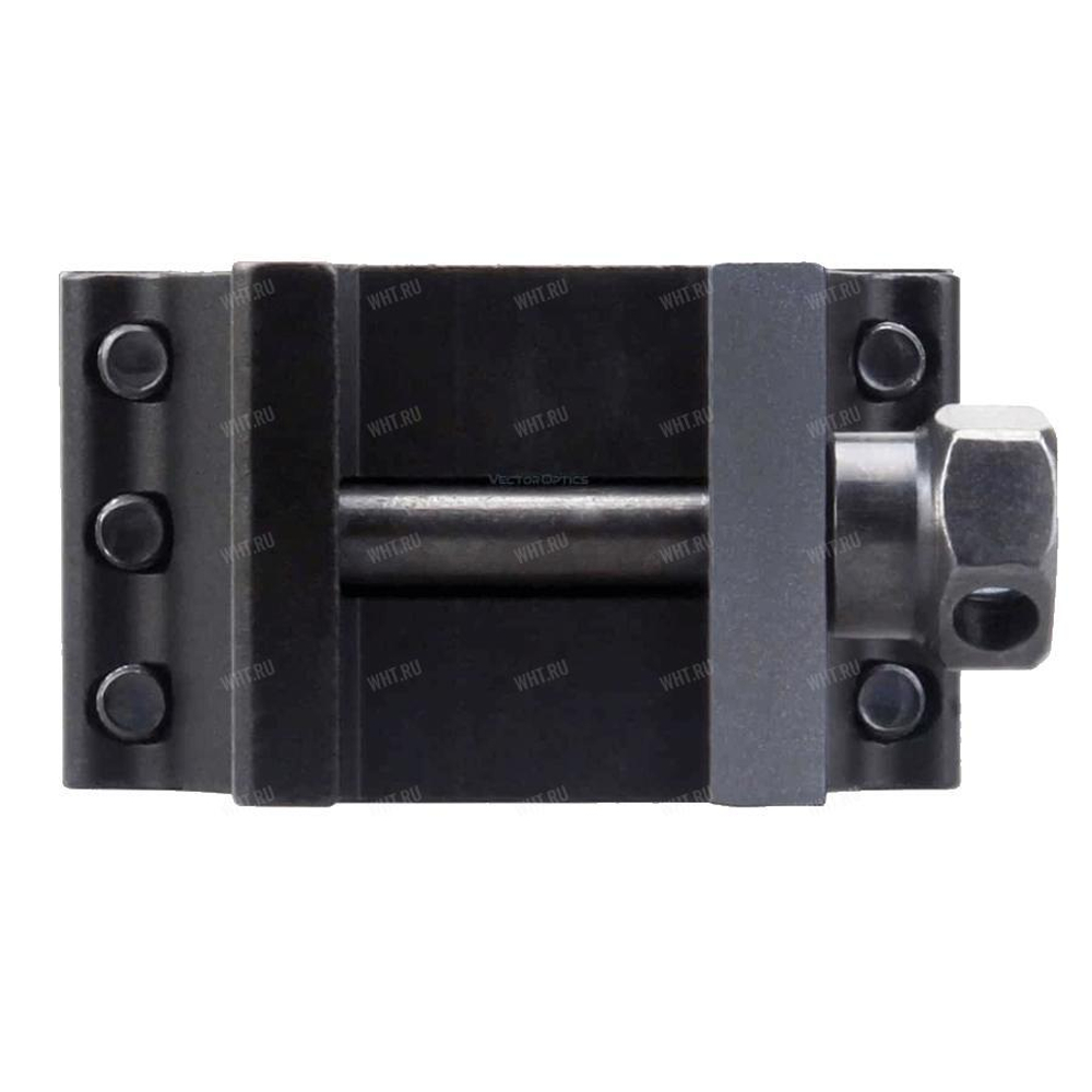 Кольца VECTOR X-Accu Medium Tunnel на базу Picatinny | Weaver, 30 мм (6 винтов), BH=16,75 мм